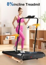 Walking Treadmill with Removable Handle,2.5HP Portable Treadmills for Home and Office, 270Lbs Capacity Under Desk Treadmill with APP &Remote Control, LED Display - Image 3