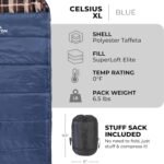 TETON Celsius XL, -25F, 20F, 0F Degree Sleeping Bags, All Weather Warm Sleeping Bag for Adults and Kids, Camping Season, Compression Sack Included - Image 4