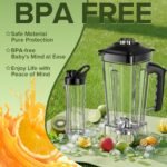 Blenders for Kitchen with 68Oz. Pitcher and 20Oz. To-go Cup, BPA-Free Countertop Blenders for Smoothies, Smoothie Blender for Ice Crush, Frozen Drinks - Image 5