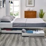 MUSEHOMEINC Solid Wood Under Bed Storage Drawer with 4-Wheels for Bedroom,Wooden Underbed Storage Organizer,Suggested for Queen and King Size Platform Bed - Image 3