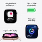 Apple Watch Series 11 [GPS 46mm] Smartwatch with Rose Gold Aluminum Case with Light Blush Sport Band - M/L. Sleep Score, Fitness Tracker, Health Monitoring, Always-On Display, Water Resistant - Image 3