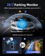 Dash Cam Front 4K - 1.5" IPS Display & 5G WiFi & 64G Card, 360° Rotation Mini Dashcam, Car Camera with WDR Night Vision, 24H Parking Mode, G-Sensor, Loop Recording,170° Angle, Dash Camera for Cars - Image 4