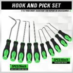 SWANLAKE 10PCS Pick and Hook Set, Pick Tool Set for Car Auto Oil Seal/O-Ring Seal Gasket Pick Mini Hooks Puller Remover (10PCS) - Image 3
