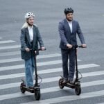 Electric Scooter, Up to 32 Miles Range & 25 MPH, 4 High-Performance Shock Absorbers, 500W Motor & 10" Solid Tires, Foldable Commuter Electric Scooter for Adults with Turn Signals, APP Lock - Image 5