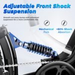 Aipas M1 Pro Electric Bike, 1800W Peak Motor Electric Bike for Adults, 48V 17.5Ah, 26'' x 4.0'' Fat Tire Electric Mountain Bike, Ebike with 85 Miles, 36MPH, 7 Speed 110Nm and Dual Suspension - Image 6