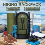 40L/50L Expandable Hiking Backpack for Men and Women, Travel Camping Backpack Flight Approved - Image 6
