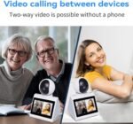 Indoor Home Security Camera,Pet Dog Camera,Two Way Video Camera with 4.3inch Big Screen,Nanny cam, Monitor for Baby/Elder/Nanny/Dog/pet with Phone App Dome Camera(Button Calling Version) - Image 5