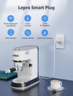 Lepro P1 Smart Plug Mini 15A, WiFi Outlet Plugs Compatible with Alexa & Google Assistant, Voice/APP Control, Timer & Group Controller, ETL & FCC Certified, 2.4GHz Only, 4-Pack - Image 3