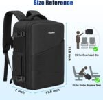Deegotech Carrying Case Compatible with PS5/PS5 Pro/PS5 Slim, Protective Travel Bag Backpack Compatible with Playstation 5 Console, Disc, Accessories and 15.6" Laptop, Black - Image 6