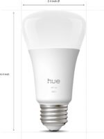 Philips Hue Smart LED A19 Bulb, Warm White Light 2700K, E26 Base, 9W, 810 Lumens, Dimmable, Works with Alexa, Google Assistant, and Apple Home, 2pk - Image 3