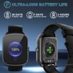 Smart Watch for Men Women, 1.95'' HD Curved Screen Smartwatch(Answer/Make Call), Fitness Tracker with 112 Sport Modes, IP68 Waterproof Fitness Watch with Heart Rate/Sleep Monitor/Pedometer/Calories - Image 4