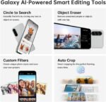 Samsung Galaxy A56 5G Unlocked Android Phones, 256GB Smartphone with 12GB RAM, 6.7" AMOLED, Quad Camera, 24Hr Battery, 2025 International Model, LightGray, Bundle 25W Fast Charger, Case & Lanyard - Image 5