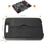 TLGREEN 95 Piece Tool Set, Tool Kit, Mechanics Tool Set, Portable Toolbox with Adjustable Wrench Pliers Socket Bits, with Plastic Toolbox, for House Apartment Garage (Red) - Image 3