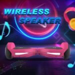 All Terrain Hover Board with Flash LED Lights and Wireless Speakers, Electric Hoverboard Supports Up to 165 lbs, Self Balancing Scooter Gift for Kids (Pink) - Image 3