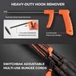 KastKing SteelStream 8pc Fishing Tool Kit - Fishing Pliers with Lanyard, Fillet Knife, Floating Fish Lip Gripper, Fishing Braid Scissors, Tool Retractor, Fishing Hook Remover, Bungee Cords - Image 6