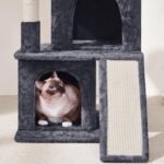 Yaheetech Cat Tree for Indoor Pets, 36in Tower Condo w/Extra Large Perch, Scratching Posts, Board, Dangling Ball, Play Structure for Kittens & Adult Cats - Image 7