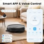 AIRROBO Robot Vacuums with 2800Pa Suction, 3-inch Slim Body, Gyroscope Navigation, Remote & App Control, 600ML Dustbin, Automatic Recharge - Image 5