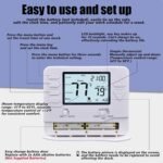 5-1-1 Day Programmable Thermostat for Home Conventional Single-Stage Systems, up to 1 Heat/ 1 Cool, (with White Backlight) - Image 6