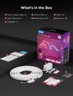 Govee RGBIC Neon Lights, LED Smart Neon Rope Light 2 Works with Matter, Alexa, Google Assistant, Custom DIY Neon Strip Lights for Bedroom and Wall Decor, Softer Material, 16.4ft, White - Image 6