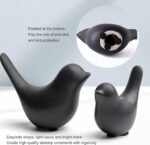 Notakia Small Birds Statues Home Decor Modern Style Decorative Ornaments for Living Room, Bedroom, Office Desktop, Cabinets (Black 2Pcs Birds) - Image 3
