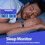 Portzon Fitness Tracker with Heart Rate Sleep Health Monitor for Men and Women, Waterproof Activity Step Tracker - Image 4