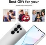 I25 Ultra Unlocked Phone Dual-SIM Smart Phone Built in Pen Android 14 Phone 6.9" HD Screen Smartphone, 48MP Camera, 12G RAM+ 256GB, Battery 7000mAh, Fingerprint Lock/Face ID/AI App/GPS/FM(Sliver) - Image 8