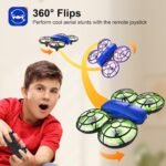 Drones for Kids with Camera,Rc Drone Indoor Small Helicopter,Birthday Gifts for Boys and Girls Beginners Friendly,Mini Quadcopter Toy With 2 Batteries,Propeller Protect,Altitude Hold - Image 4
