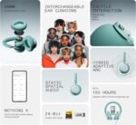 CMF by Nothing Headphone Pro Active Noise Canceling Wireless Headphones Bluetooth 5.4 Over The Ear Headset, 50H ANC Playtime, Bass&Treble Slider, Custom EQ&Spatial Audio, Hi-Res LDAC, Dark Grey - Image 3