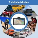 GPS Navigator for Car Truck RV, 9-inch High-Definition Touch Screen，2025 Maps (Free Lifetime Updates), Support Voice Turn Direction Guidance/Speed and Red Light Warning/Custom Truck Routing - Image 4