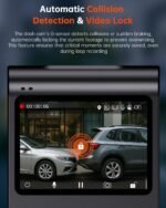 Dash Cam Front and Rear, 4K Ultra HD+1080P Dash Camera for Cars, Built-in Wi-Fi GPS, Included 32GB Card, 2.0'' IPS Screen Mini Car Camera, App, Night Vision, 170°Wide Angle, 24H Parking Mode - Image 6