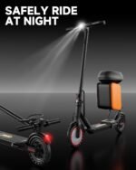 Electric Scooter for Adults - 19MPH & 15/21-Mile Range, 350W Motor, 8.5" Solid Tires with App Control & Dual Brake System - UL2272 Certified Folding Commuter E-Scooter for Adults (Optional Seat) - Image 5