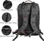 Himal Military Tactical Backpack - Large Army 3 Day Assault Pack Molle Bag Rucksack,40L - Image 6