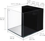 Coralland 8-Gallon Saltwater Aquarium - Ultra Clear Low Iron Glass, 45° Angled Joint Design, Crystal Clear Viewing, Perfect for Marine Fish & Reef Tanks & Freshwater - Image 4