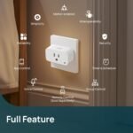 Linkind Matter Smart Plug with LED Night Light, Work with Alexa, Apple Home, Google, Smart Outlet 15A/1800W, Dusk to Dawn, Plug in Wall, Timer&Schedule, ETL&FCC Certified, 2.4GHz Wi-Fi Only, 2 Pack - Image 6