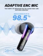 2.4G Wireless Gaming Earbuds with ENC Mic, 20ms Low-Latency for PS5/4, Meta Quest 3/3S/2, 2.4GHz Bluetooth Dual-Mode Headphones for Phone, Pad, Laptop, Steam Deck, Switch, PC, VR(with USB-C Dongle) - Image 4
