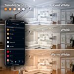 GLOBE Electric 50589 Color-Changing A19 LED Smart Light Bulb, 2.4 GHz Wi-Fi, 60W Equivalent 800LM, Works with Alexa Only, 1-Pack - Image 4