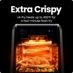 CHEFMAN ExacTemp™ 12 Quart 5-in-1 Air Fryer with Integrated Smart Cooking Thermometer, 28 Touchscreen Presets, Rotisserie, Dehydrator, Bake, XL Convection Oven with Auto Shutoff, Black - Image 7