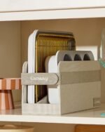 Caraway Mini Bakeware Set – Naturally Non-Stick, Non-Toxic Ceramic Coating – Compact Baking Pans Set for Small Kitchens & Ovens – Includes Baking Sheets, Muffin Pan, Cooling Rack & Storage - Sage - Image 6