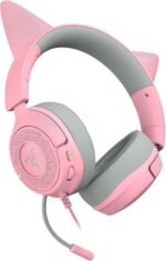 Razer Kraken Kitty V3 X Wired Gaming Headset: Kitty Ears - HyperClear Cardioid Mic - 40 mm Drivers - 7.1 Surround Sound - Comfy Ear Cushions - Cross-Platform via 3.5mm PC, PS5, Xbox, Switch 2 - Pink - Image 5