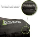Asani Waterproof Car Roof Top Cargo Carrier Bag with 8 Heavy-Duty Straps and Buckles | Weatherproof Luggage Roofbag for Rooftop Racks | Car Topper Bag for Sedan, SUV, Vans & More (15 Cubic Feet) - Image 4