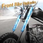 36V Electric Motorcycle for Kids, 350W Strong Motor Electric Dirt Bike with Leather Seat & Headlights, Air-Filled Tires, Electric Motorcycle for Kids Age 13+, Black - Image 5