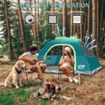 CAMPROS CP Tents for Camping 2/4/6 Person Tent Waterproof Windproof Double Layer Camping Tent, Easy Setup Dome Tent with Large Mesh Windows & Wider Door for Outdoor Camping & Hiking - Image 5