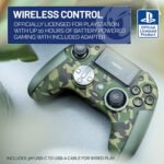 NACON Revolution 5 Pro Officially Licensed PlayStation Wireless Gaming Controller for PS5 / PS4 / PC - Hall Effect, Trigger Stops, Mappable Buttons, Bluetooth Audio - Field Camo - Image 3