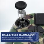NACON Revolution 5 Pro Officially Licensed PlayStation Wireless Gaming Controller for PS5 / PS4 / PC - Hall Effect, Trigger Stops, Mappable Buttons, Bluetooth Audio - Field Camo - Image 4