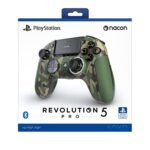 NACON Revolution 5 Pro Officially Licensed PlayStation Wireless Gaming Controller for PS5 / PS4 / PC - Hall Effect, Trigger Stops, Mappable Buttons, Bluetooth Audio - Field Camo - Image 7
