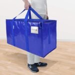 TICONN 6 Pack Extra Large Moving Bags with Zippers & Carrying Handles, Heavy-Duty Storage Tote Moving Boxes for Space Saving - Image 3