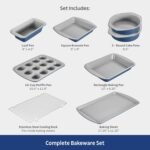 Tramontina Rise 8-Piece Ceramic Baking Pans Set, Non stick Essential Bakeware for Cookies, Loafs, Cakes, Brownies and Muffins - Image 5