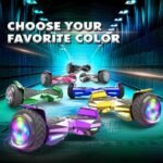 Electric Hoverboard for Kids with Flashing Wheels, Dual 200W Motors Hover Board with 6.5" All Terrain Tire, 6 Miles Max Range, Self Balancing Scooter Supports Up to 165 lbs (Gold) - Image 4