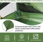 Clostnature Crux Lightweight Tent for Backpacking - 1/2/3/4 Person Ultralight Backpacking Tent, Waterproof Easy Setup Camping Tent, Hiking Tent for Outdoor, Hiking and Mountaineering - Image 6