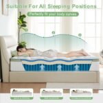 Queen Size Mattress 12 Inch, Medium Firm Memory Foam Hybrid Mattress with Individual Pocket Spring - Pressure Relief, Motion Isolation, Cool Sleep, 80" x 60" - Image 4